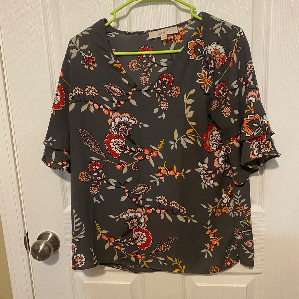Floral shirt by LOFT